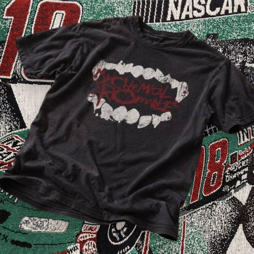 My Chemical Romance Teeth Graphic Tee Black Unisex